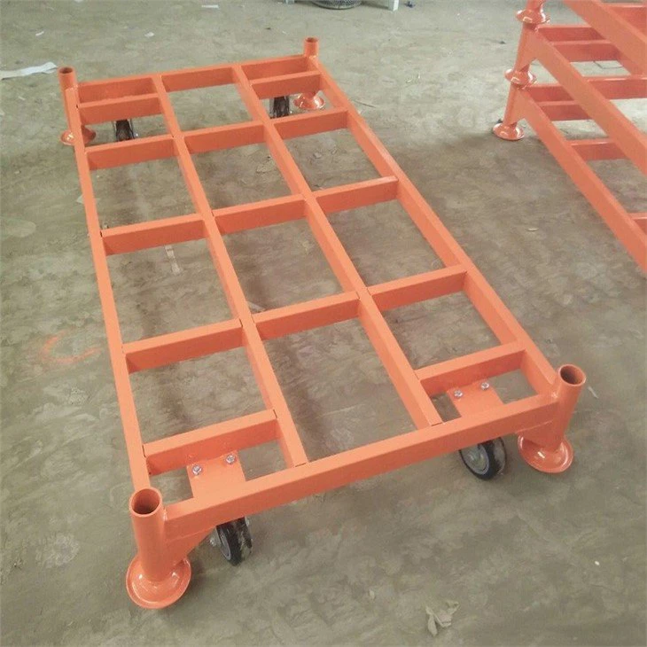 High quality heavy duty stacking metal tire rack with removable posts (5)