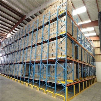 Складская сверхмощная гравитационная стойка для поддонов